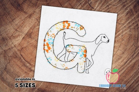 Alphabet G with Goat Applique Review