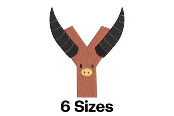 Funny Yak Alphabet Letter Y
