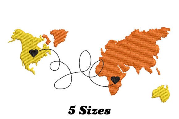 World Map Long Distance